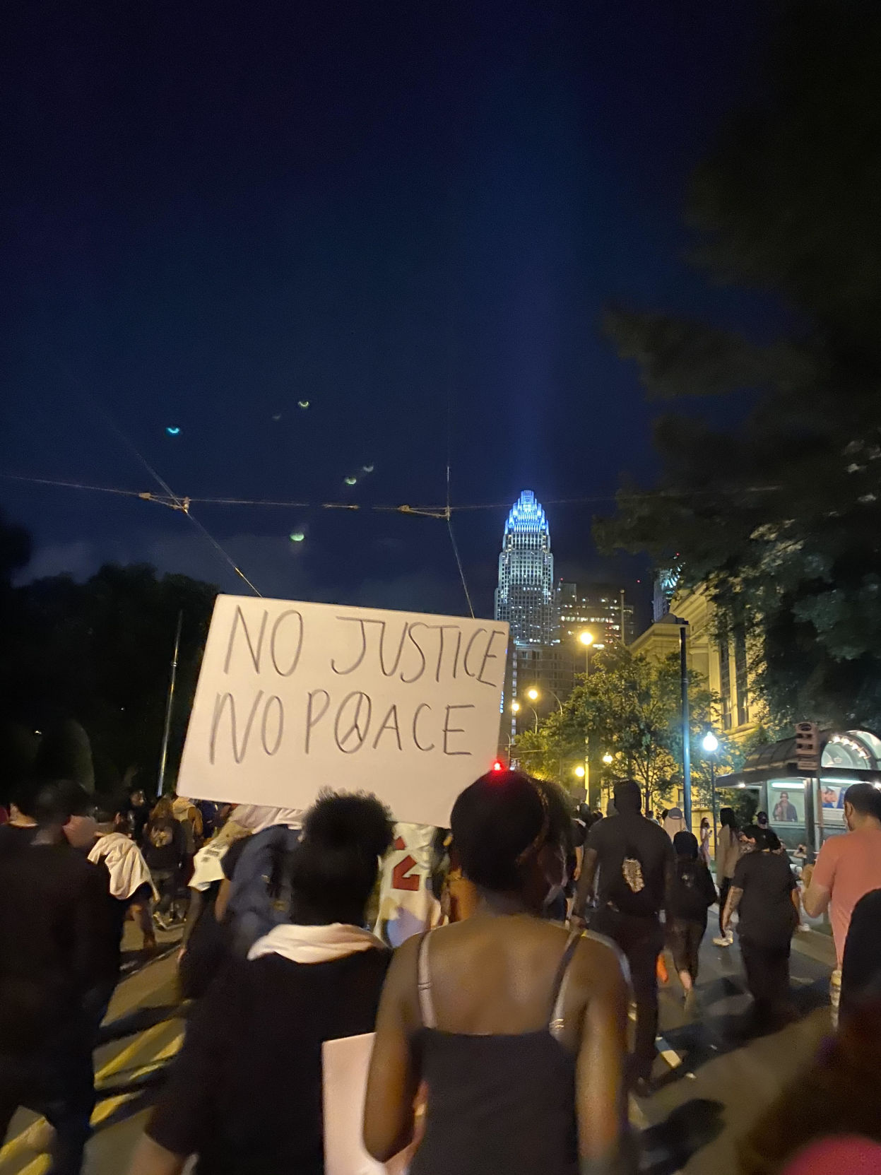 Sign at Sunday Protests